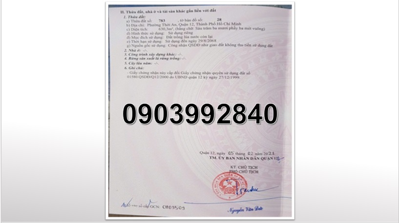 ☀️ban 630m2 dat nong nghiep (duoc chuyen tho cu 100%) duong ta20, thoi an, q12, hcm, 30tr/m2; 0903992840