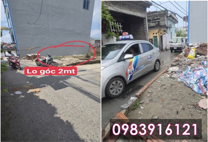 ⭐chinh chu ban dat lo goc 2mt tai thon cao trung, hoai duc, ha noi, 0983916121