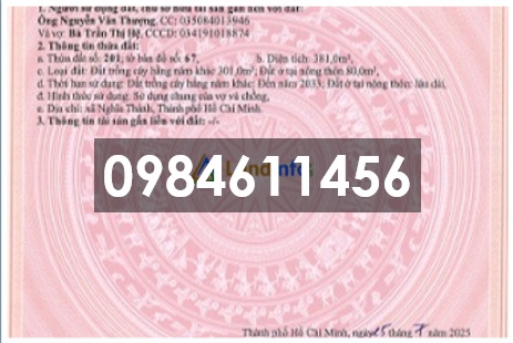 ⭐chinh chu ban dat tho cu san so xa nghia thanh, tp.hcm (h.chau duc, brvt cu), tu 670tr, 0984611456