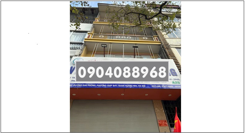 ⭐chinh chu cho thue nha mat pho so 865 giai phong, giap bat, hoang mai. lh 0904088968