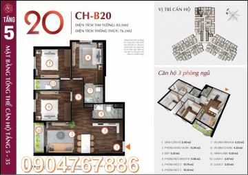⭐Cho thuê căn hộ 3 phòng ngủ Chung cư Hoàng Huy Commerce, Lê Chân; 14tr/th; 0904767886