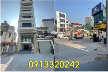 ⭐Cho thuê mặt bằng nhà 6 tầng mới xây mặt đường Thịnh Liệt mới, Hoàng Mai, HN, 0913320242