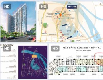 HOT! Chỉ duy nhất 1 căn góc 3PN -119,9 m2- hướng Đông Bắc- Đông Nam view Hồ Tây, tầng đẹp - 0344749982